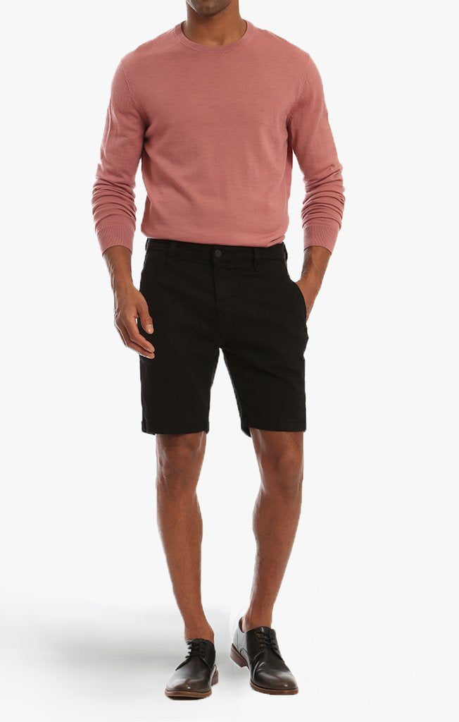 34 Heritage 'Nevada' Shorts - Black Soft Touch – Lloyd Waxman
