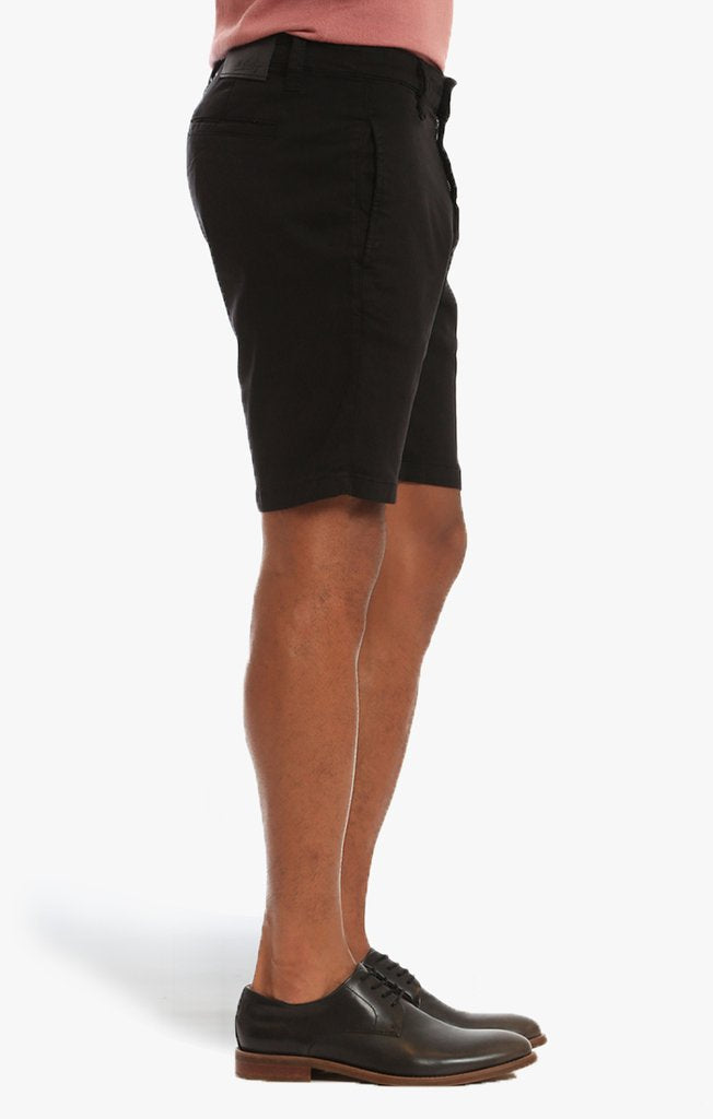 34 Heritage 'Nevada' Shorts - Black Soft Touch – Lloyd Waxman