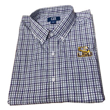 Cutter & Buck LSU - Purple & Grey Check